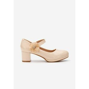 Pantofi fete Timky bej imagine