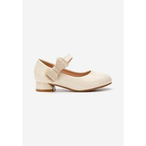 Pantofi fete Denisha bej imagine