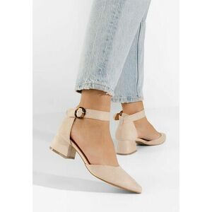 Pantofi cu bareta Kadie bej imagine