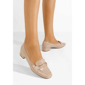 Pantofi cu toc Racheli bej imagine