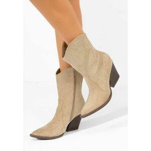 Cizme cowboy damă Sarisa bej imagine