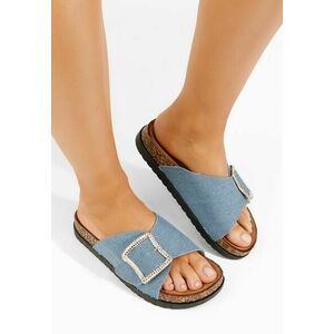 Papuci dama Jomarys denim imagine