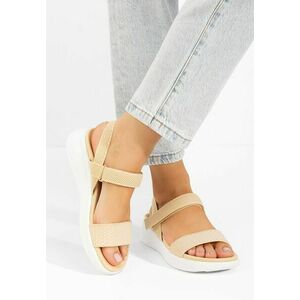 Sandale cu talpa ortopedica Casadis bej imagine