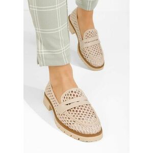 Mocasini dama Maryjanne bej imagine