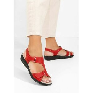 Sandale dama Ricarda rosii imagine