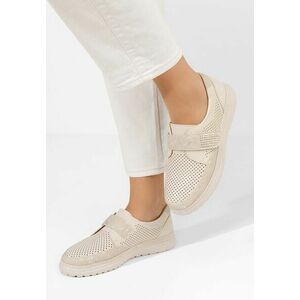 Pantofi casual damă Mayalia bej imagine