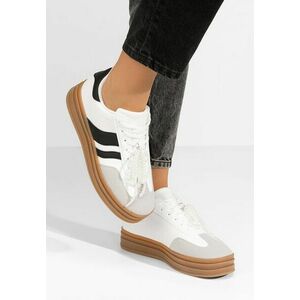 Sneakers dama Keiko albi imagine