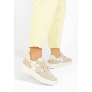 Sneakers dama Beckie bej imagine