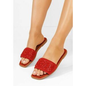 Papuci fara toc Jameya rosii imagine