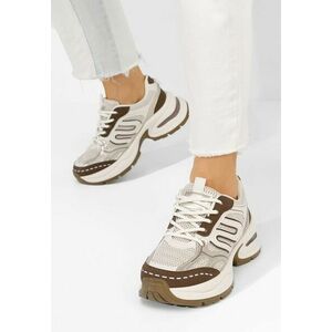 Sneakers cu platformă Jolysa bej imagine