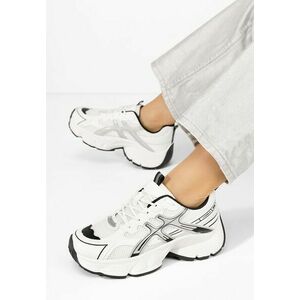 Sneakers dama Epifania albi imagine