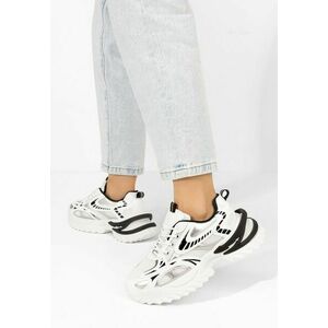 Sneakers cu platformă Jacalyn albi imagine