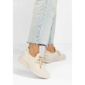 Pantofi sport dama Codrina bej imagine