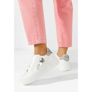 Sneakers dama Avianni V2 albi imagine