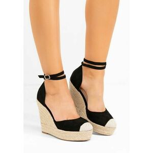 Sandale cu platforma Saniza V3 negre imagine