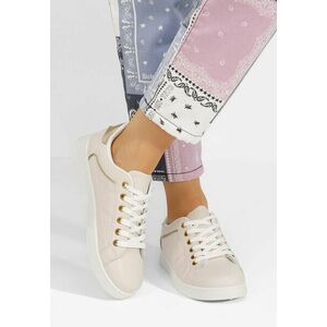 Sneakers dama Yvanna bej imagine