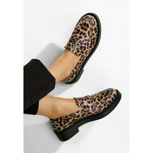 Mocasini dama Kristeen leopard imagine