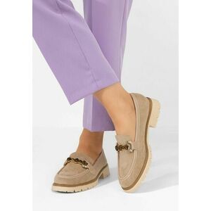 Mocasini dama Cornelia kaki imagine