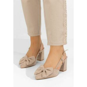Pantofi slingback Latosha bej imagine