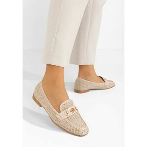 Mocasini dama Carroll bej imagine