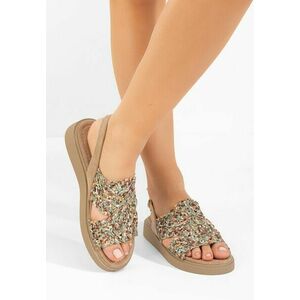 Sandale dama fara toc Nichelle multicolore imagine