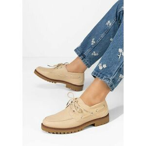 Pantofi casual dama Krystyna bej imagine
