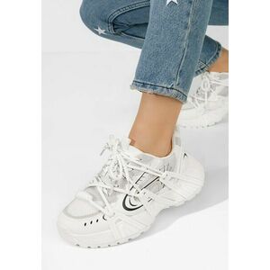 Sneakers dama Lindy albi imagine