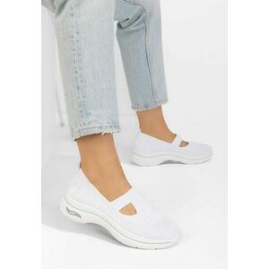 Pantofi casual damă Freeda albi imagine