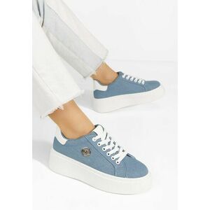 Sneakers cu platformă Terica albastri imagine