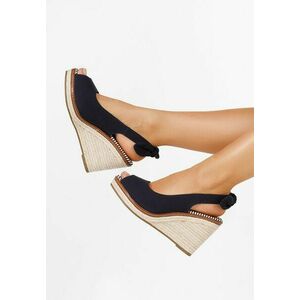 Sandale cu platforma Ashly navy imagine