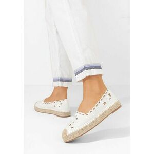 Espadrile dama Carley albi imagine