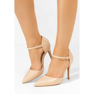 Pantofi cu toc stiletto Dottie bej imagine