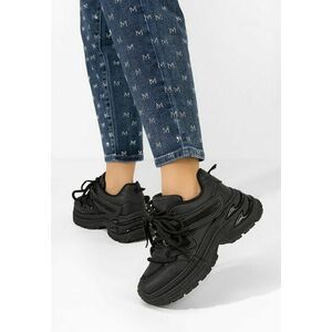Sneakers cu platforma Ilene negri imagine