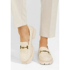 Mocasini dama Latrice bej imagine