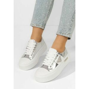 Tenisi dama Elvie argintii imagine