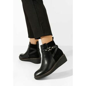 Botine cu platforma Dazie negre imagine