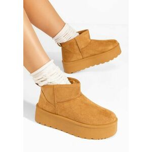 Cizme cu platformă Savieda V5 camel imagine