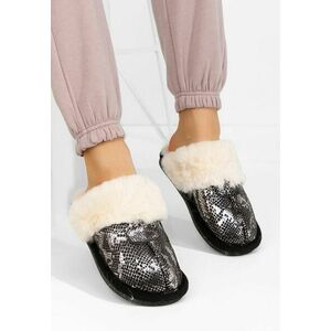 Papuci de casa pufosi Ashely negri imagine