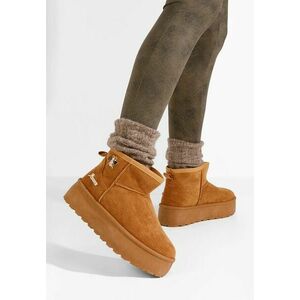 Ghete cu platformă Carmelita camel imagine