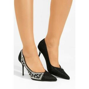 Pantofi stiletto Zenica negri imagine