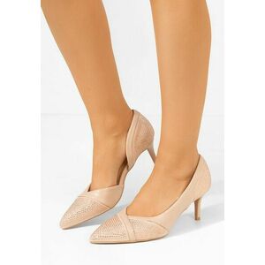 Pantofi stiletto Simone bej imagine