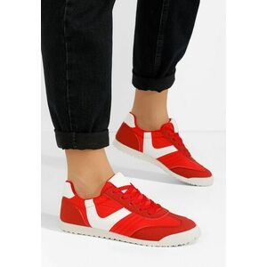 Sneakers dama Cleta rosii imagine
