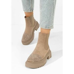 Ghete cu platformă Kashia kaki imagine