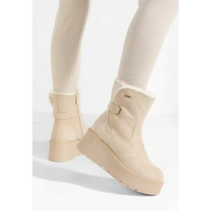 Ghete cu platformă Staria bej imagine