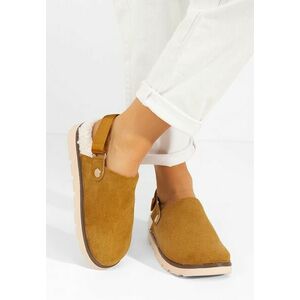 Saboti dama cu platforma Tamra camel imagine