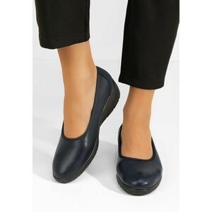 Pantofi cu platforma Aleshia albastri imagine