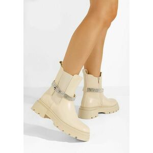 Ghete cu talpa groasa Marise bej imagine