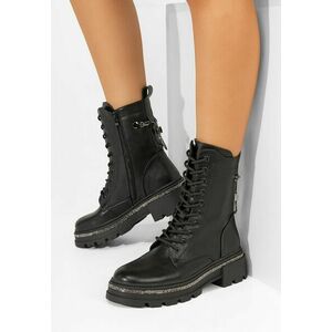 Bocanci damă Magnolia negri imagine