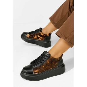Sneakers cu platformă Sherice negri imagine