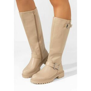 Cizme dama Adaline bej imagine
